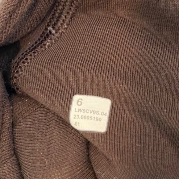 Lululemon Scuba High-Rise Relaxed Jogger Sweatpants 6 Full Length Espresso Brown - Picture 6 of 7